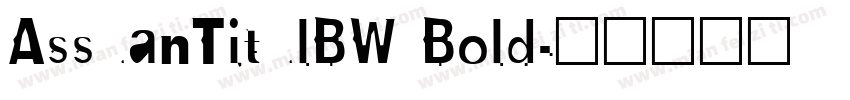 AssuanTitulBW Bold字体转换